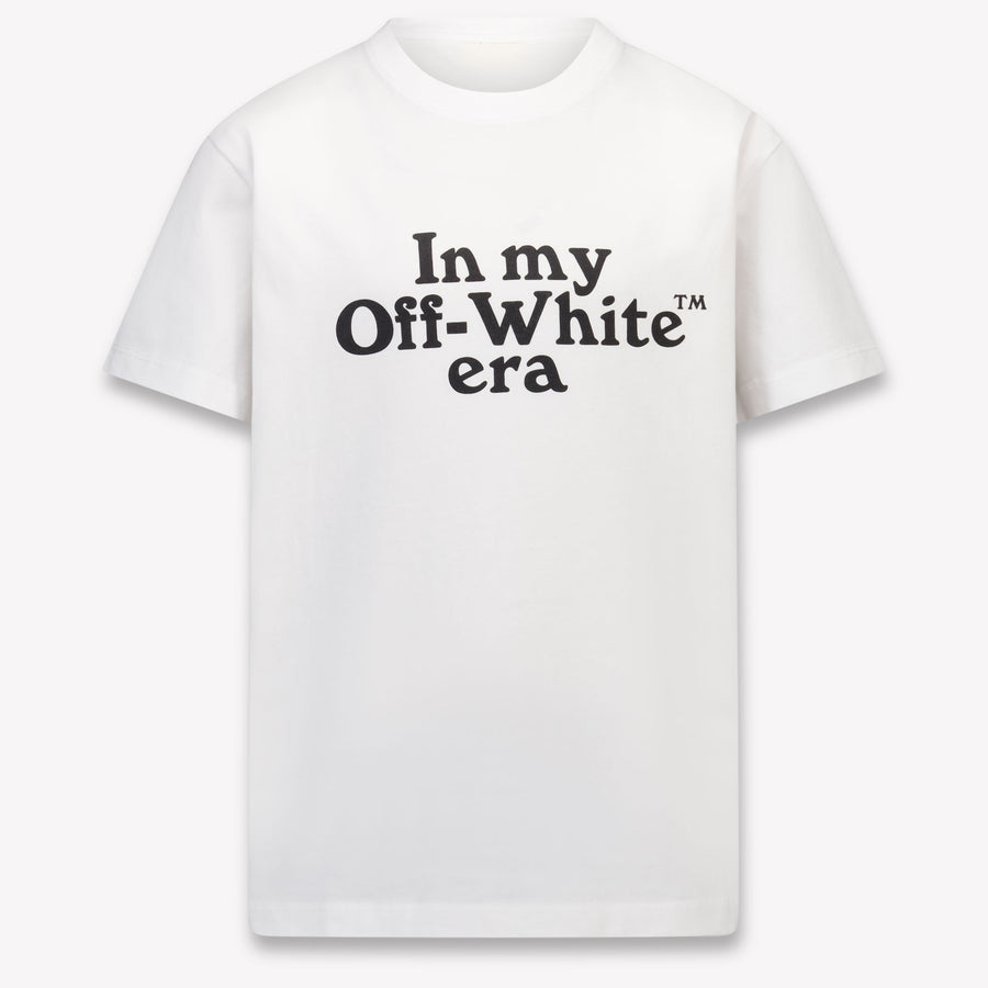 Off-White Kinder Jongens T-Shirt In Wit
