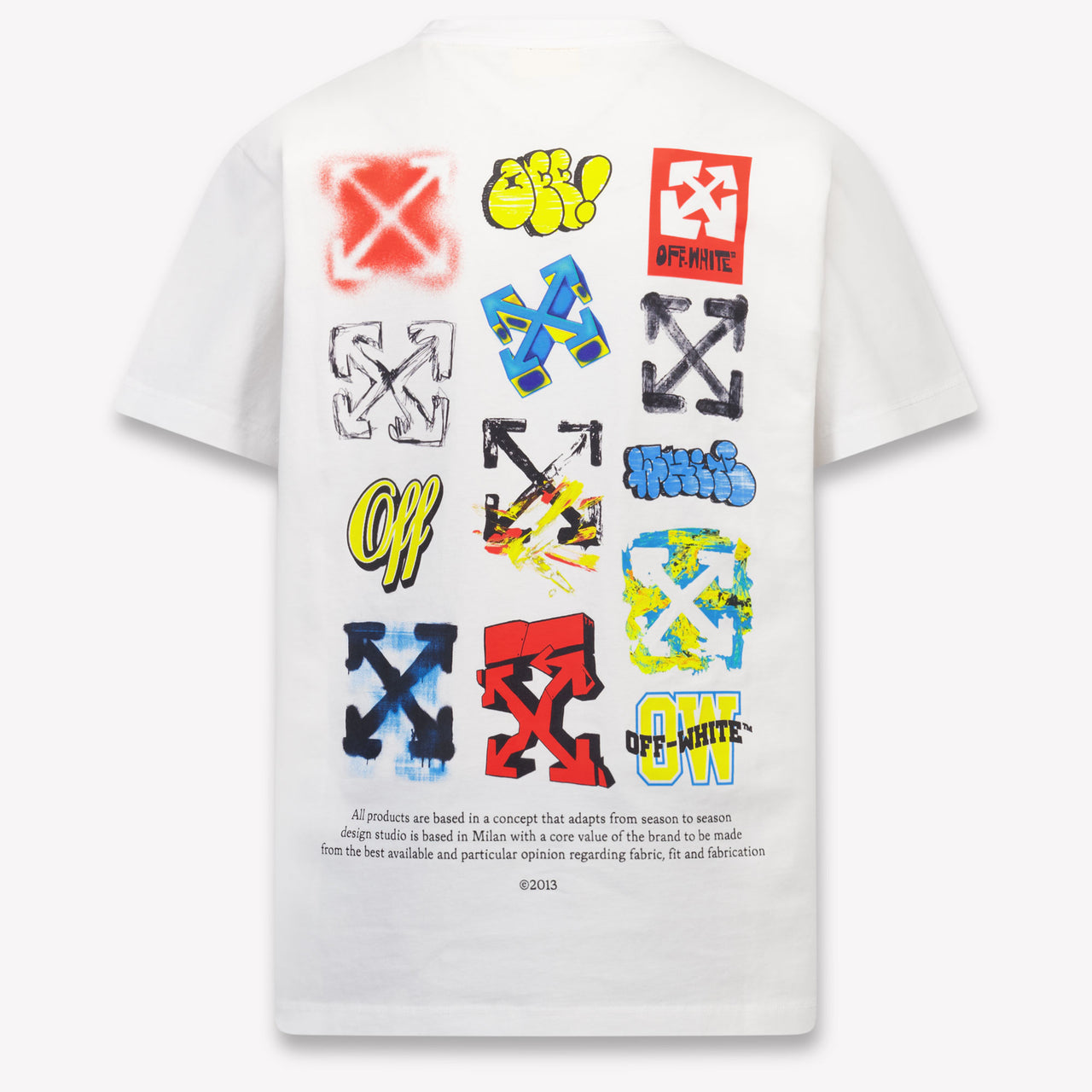 Off-White Kinder Jongens T-Shirt In Wit