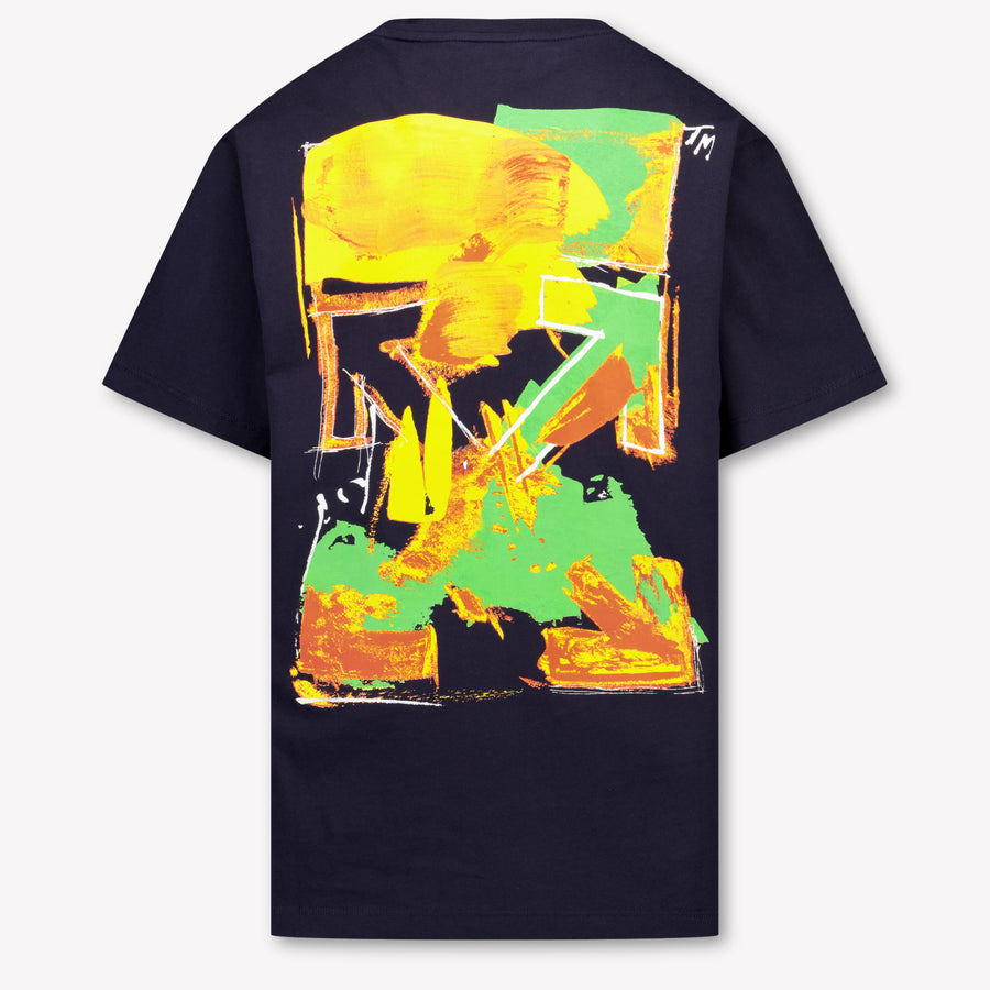 Off-White Kids Boys T-Shirt In Dark Blue