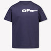 Off-White Kids Boys T-Shirt In Dark Blue