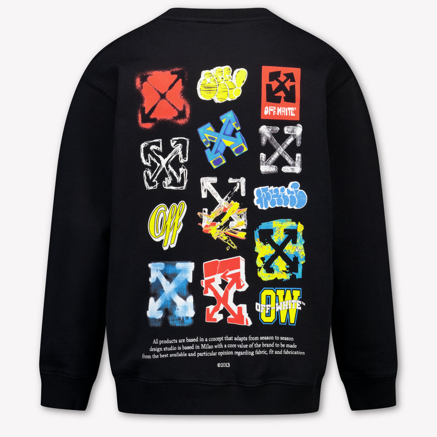 Off-White Kids Boys Sweater In Black