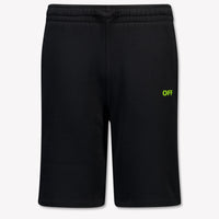 Off-White Kinder Jongens Shorts In Zwart