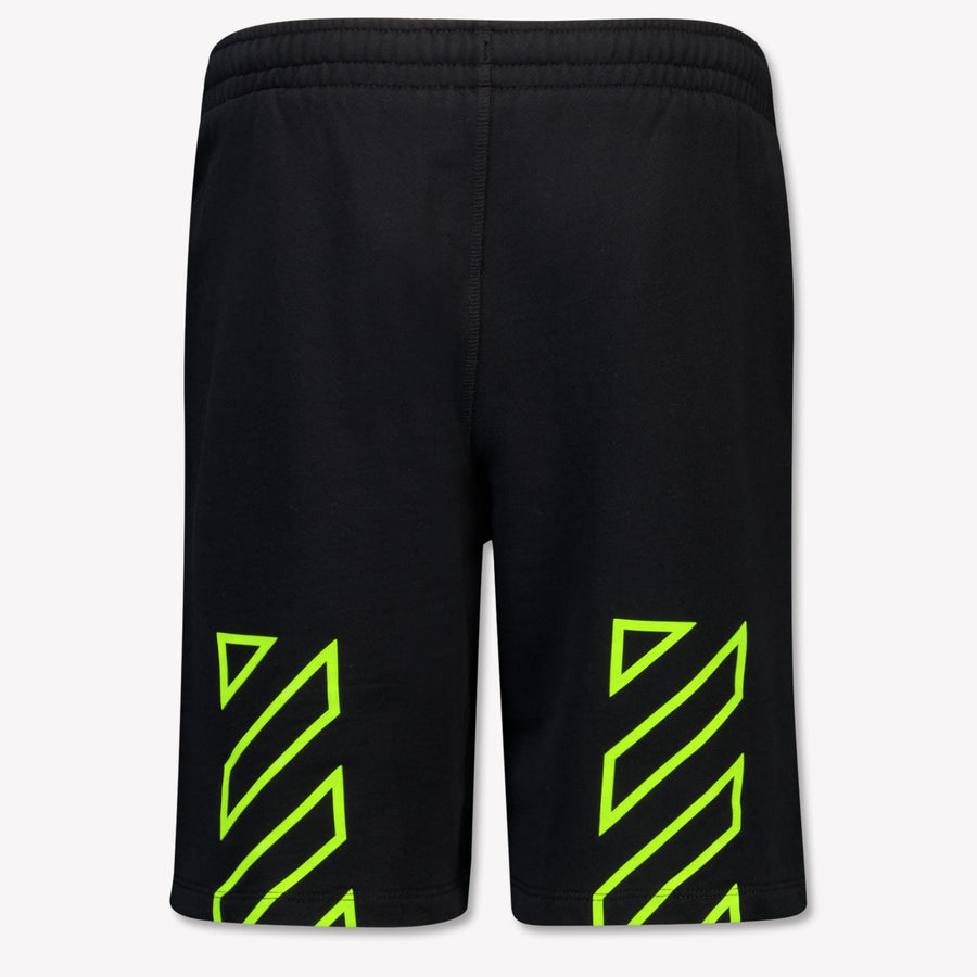 Off-White Kinder Jongens Shorts In Zwart