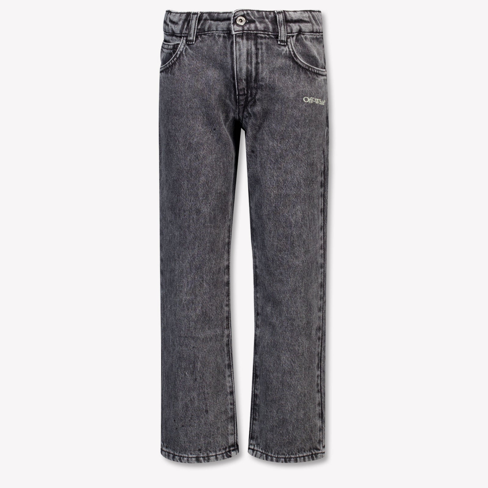 Off-White Kids Boys Jeans In Gray