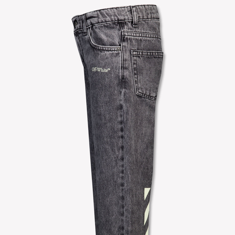 Off-White Kinder Jongens Jeans In Grijs