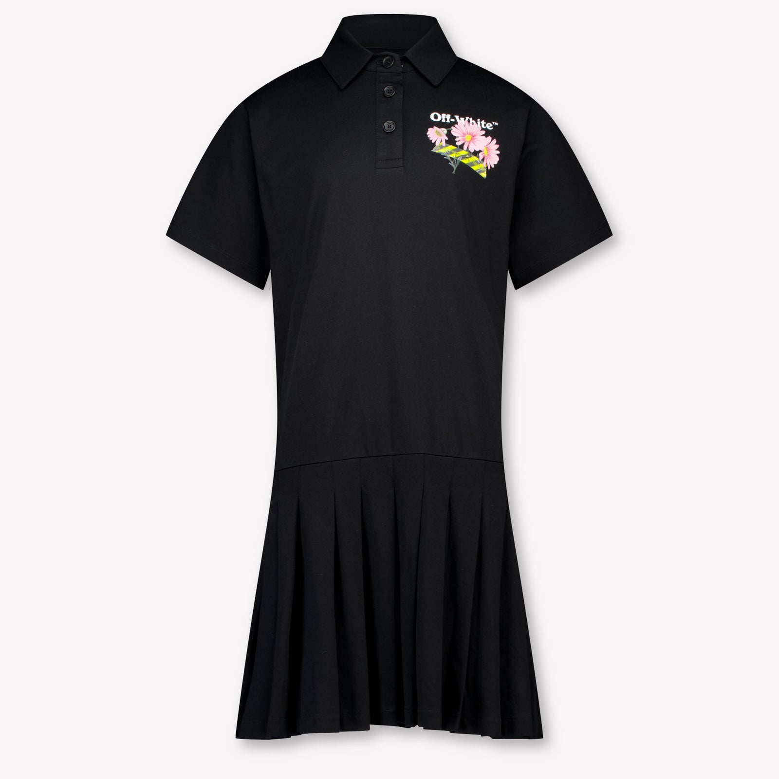 Off-White Kinder Meisjes Jurk In Zwart