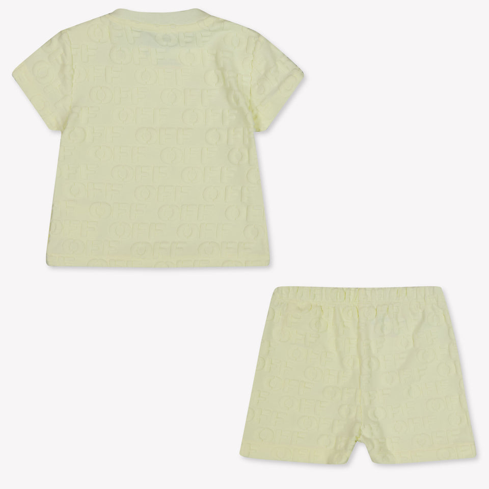 Off-White Baby Boys Set In Yellow