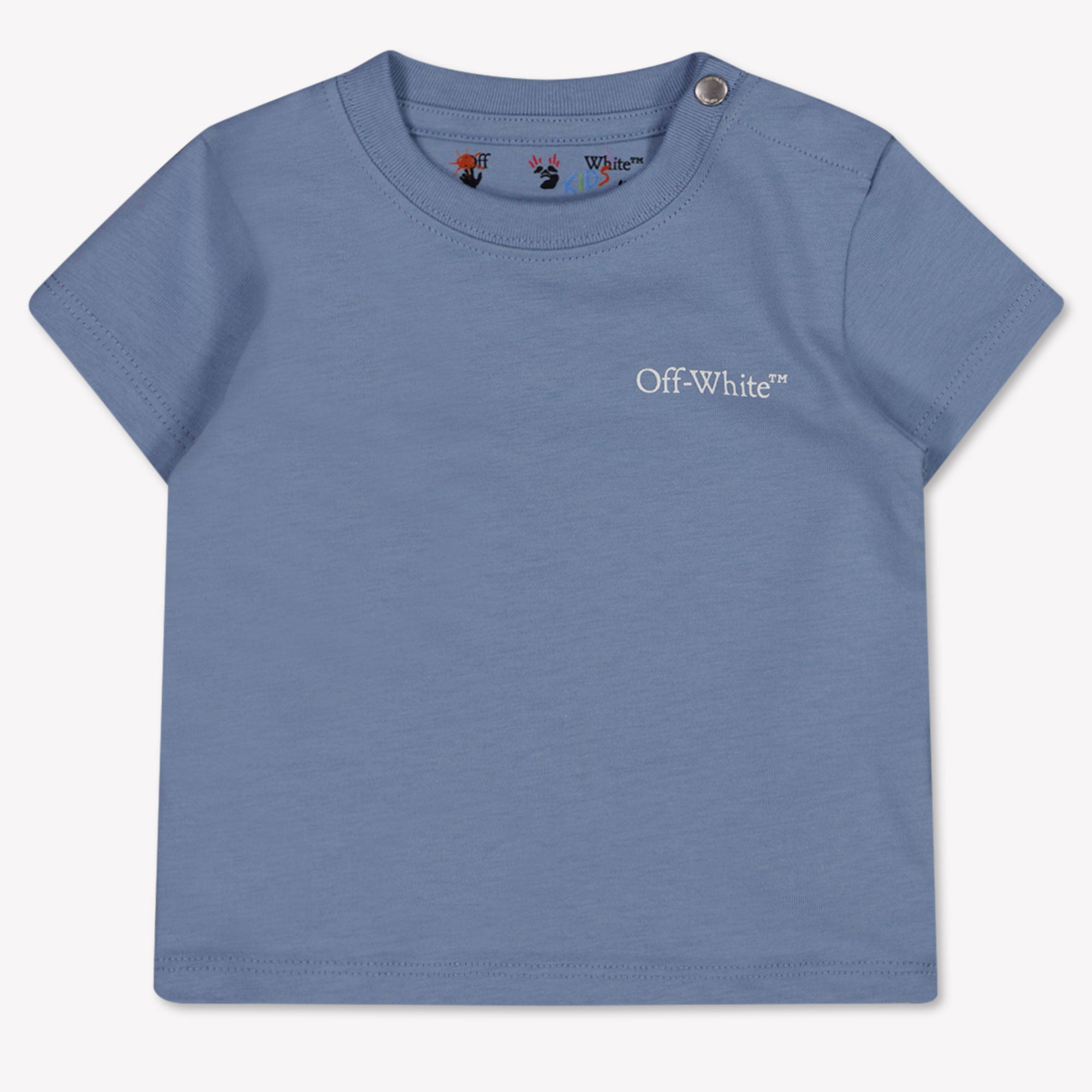 Off-White Baby Boys T-Shirt In Light Blue