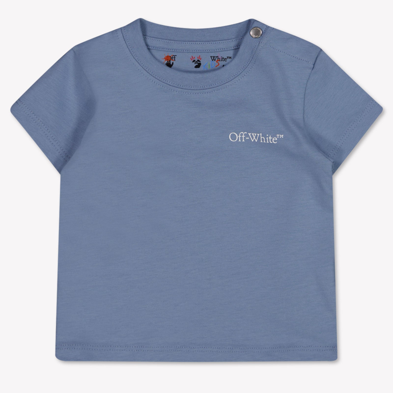 Off-White Baby Boys T-Shirt In Light Blue
