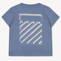 Off-White Baby Boys T-Shirt In Light Blue