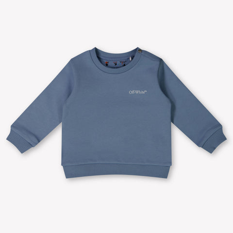Off-White Baby Boys Sweater In Light Blue