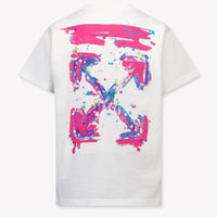 Off-White Kinder Meisjes T-Shirt In Wit