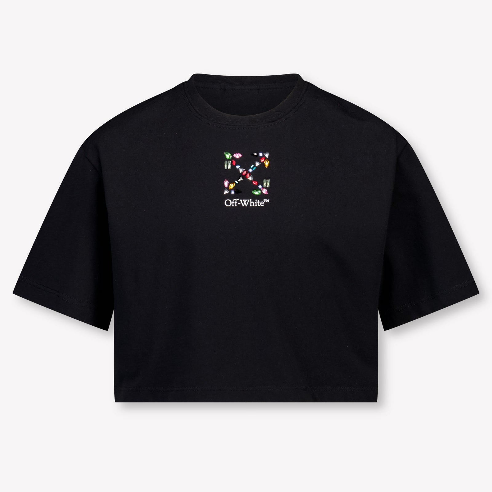 Off-White Kinder Meisjes T-Shirt In Zwart