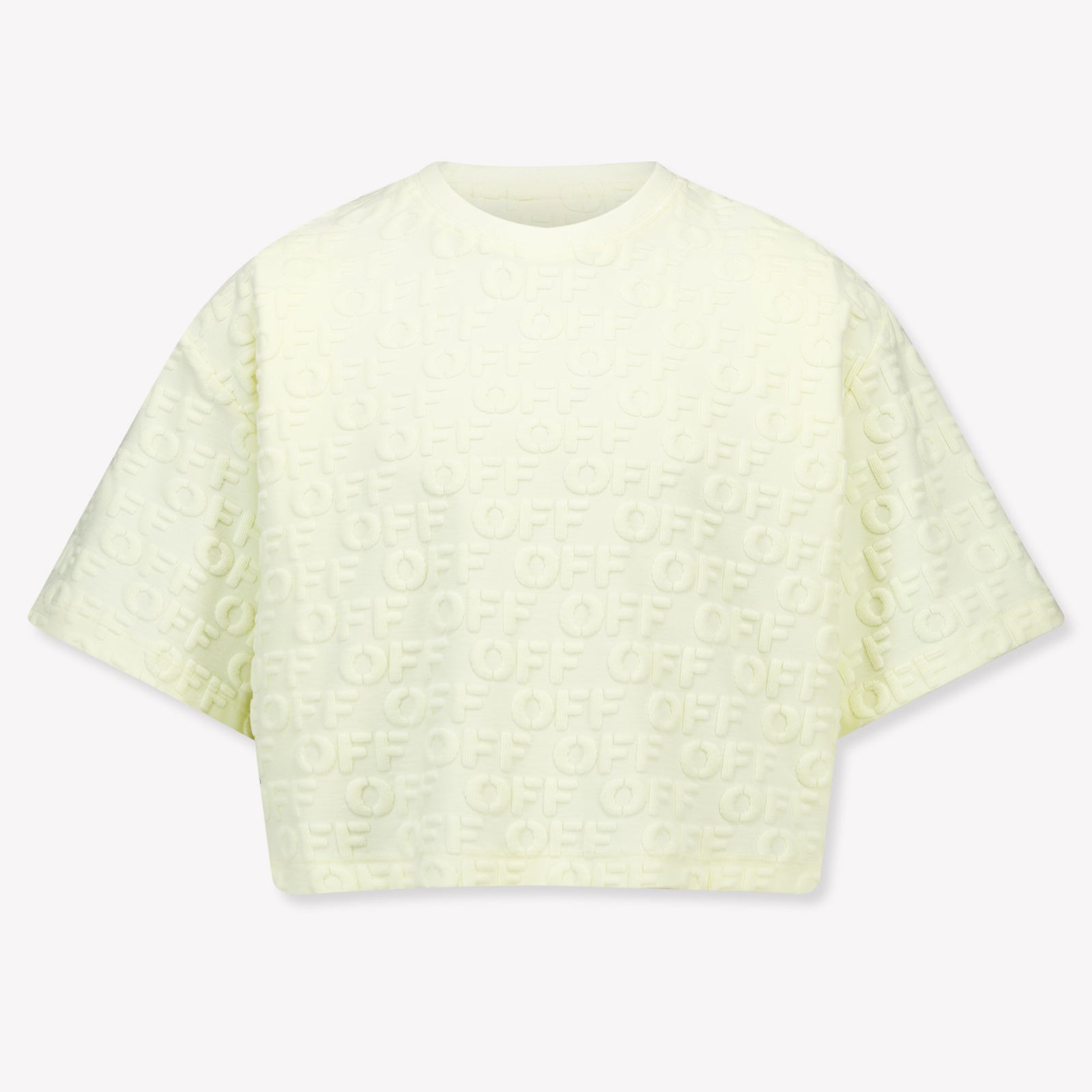 Off-White Kinder Meisjes T-Shirt In Geel