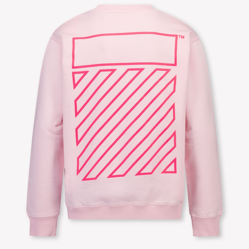Off-White Kinder Meisjes Trui In Licht Roze