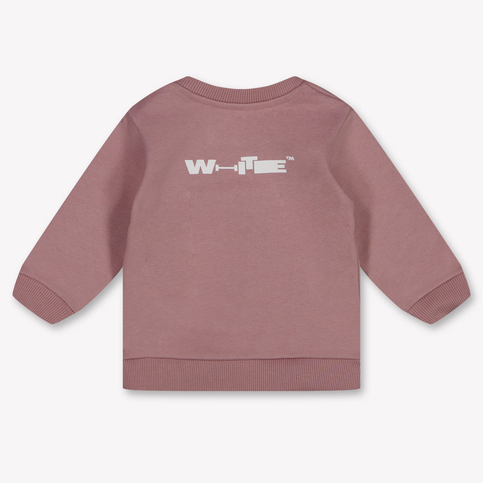 Off-White Baby Girls Sweater In Light Pink