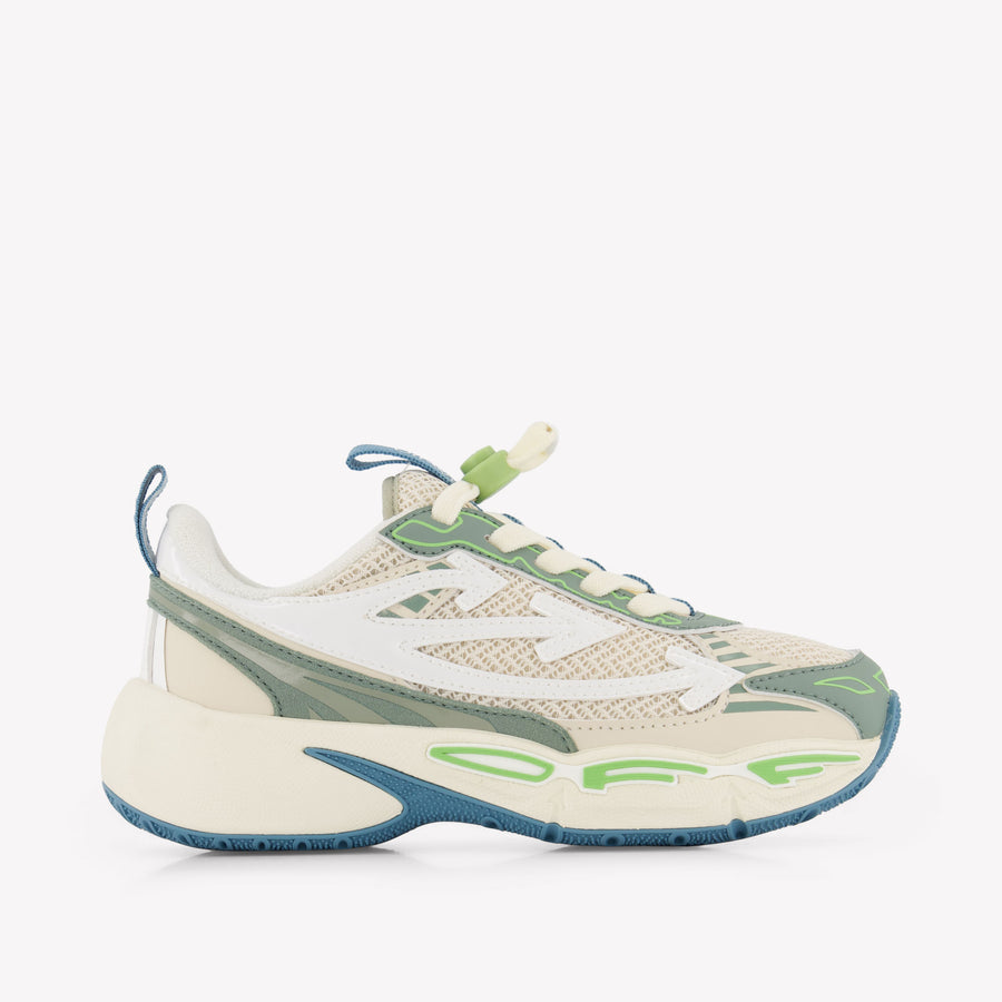 Off-White Unisex Kids Sneakers in Light Green