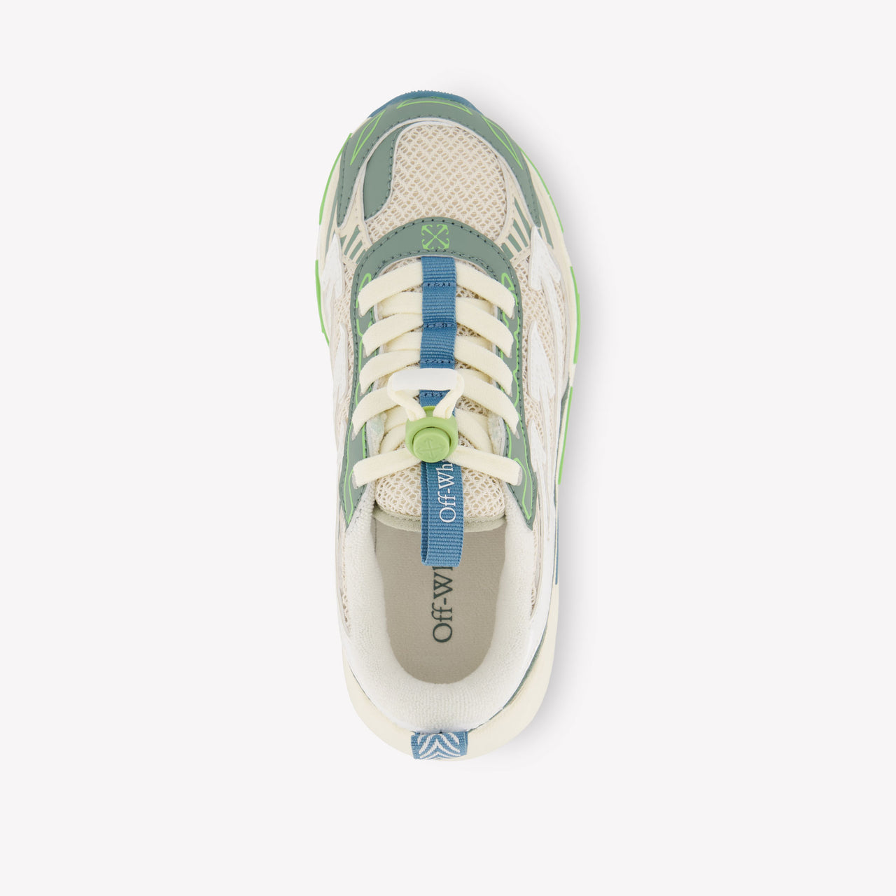 Off-White Unisex Sneakers In Licht Groen