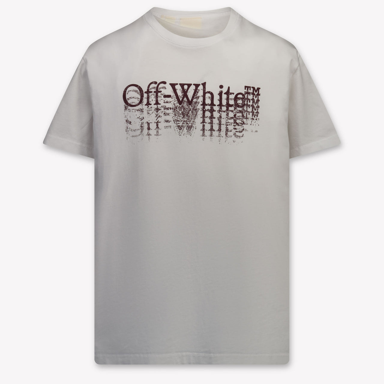 Off-White Kinder Jongens T-Shirt In Wit