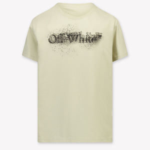 Off-White Kinder Jongens T-Shirt In Beige