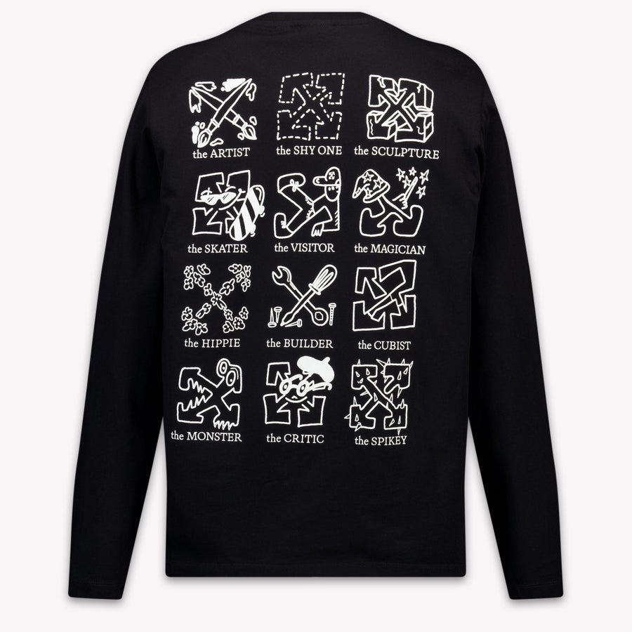 Off-White Boys T-Shirt in Black