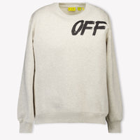 Off-White Kids Boys Sweater In Gray