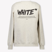 Off-White Kids Boys Sweater In Gray