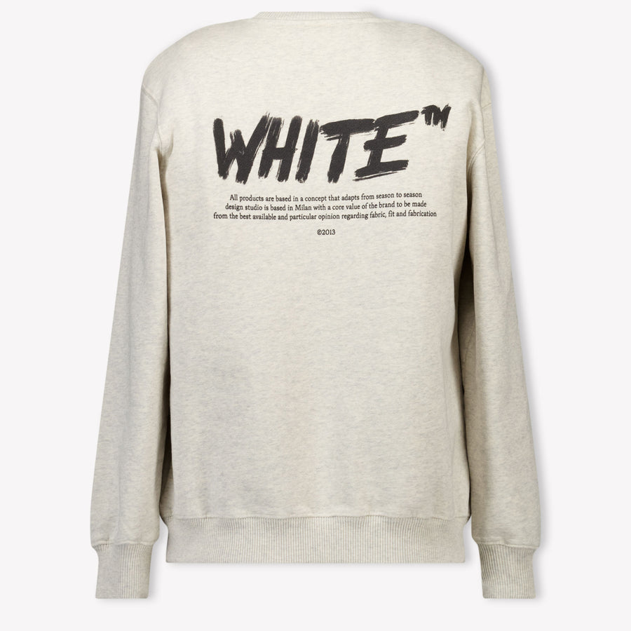 Off-White Kids Boys Sweater In Gray