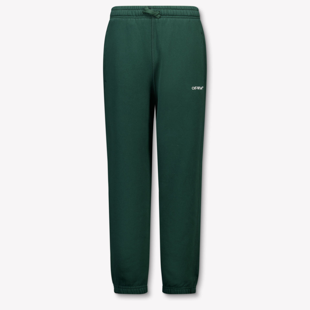 Off-White Kids Boys Pants In Dark Green