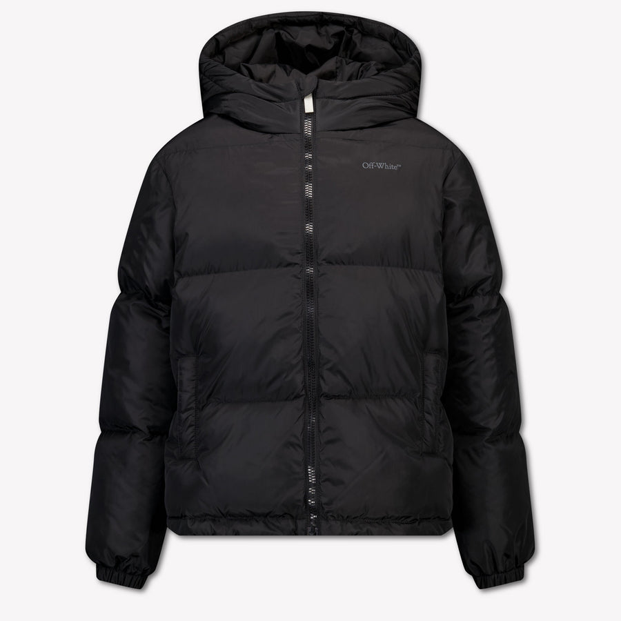Off-White Kids Boys Jackets In Black
