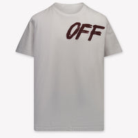 Off-White Kinder Unisex T-Shirt In Wit