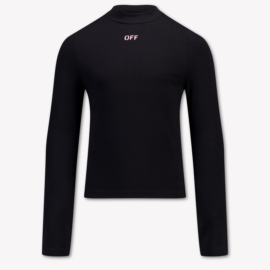 Off-White Kinder Meisjes T-Shirt In Zwart