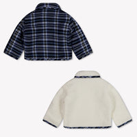 Off-White Baby Boys Winter Jacket in Navy