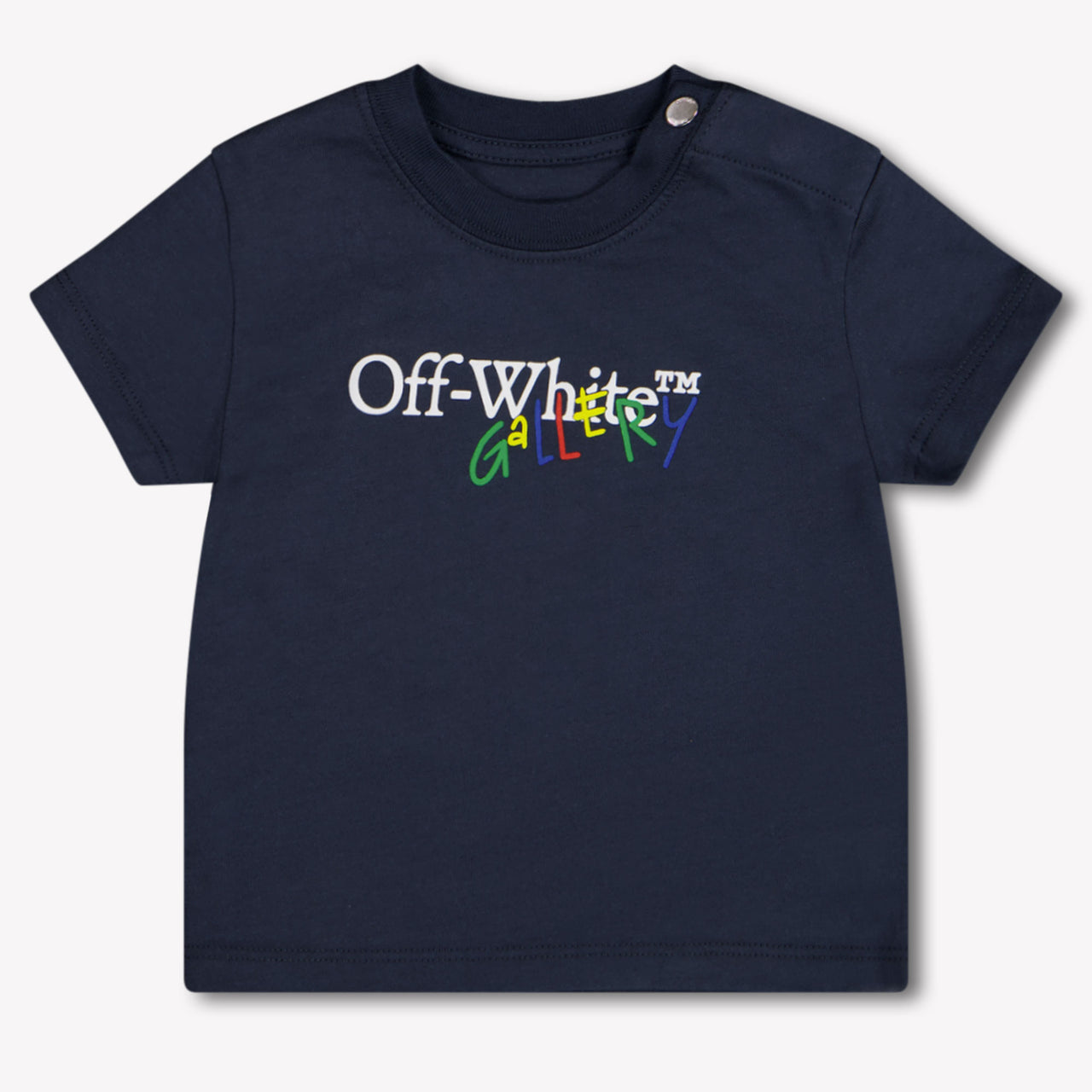 Off-White Baby Boys T-Shirt In Navy