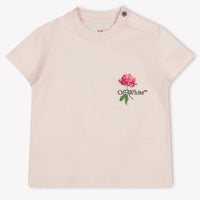 Off-White Baby Girls T-Shirt In Light Pink