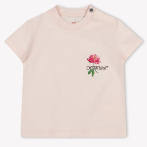 Off-White Baby Girls T-Shirt In Light Pink