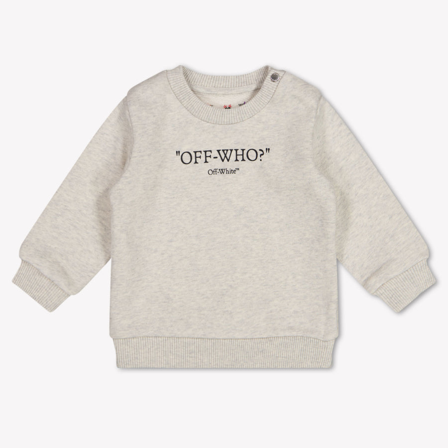 Off-White Baby Boys Sweater In Gray
