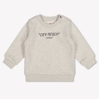 Off-White Baby Boys Sweater In Gray