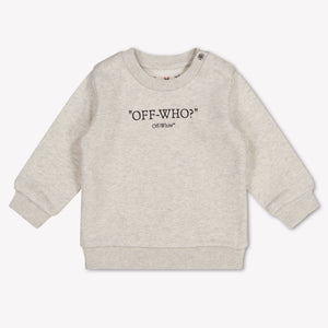 Off-White Baby Boys Sweater In Gray