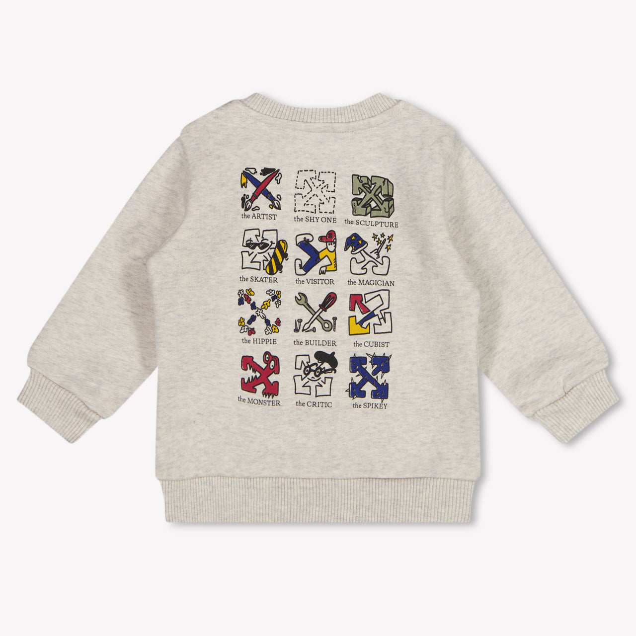 Off-White Baby Boys Sweater In Gray