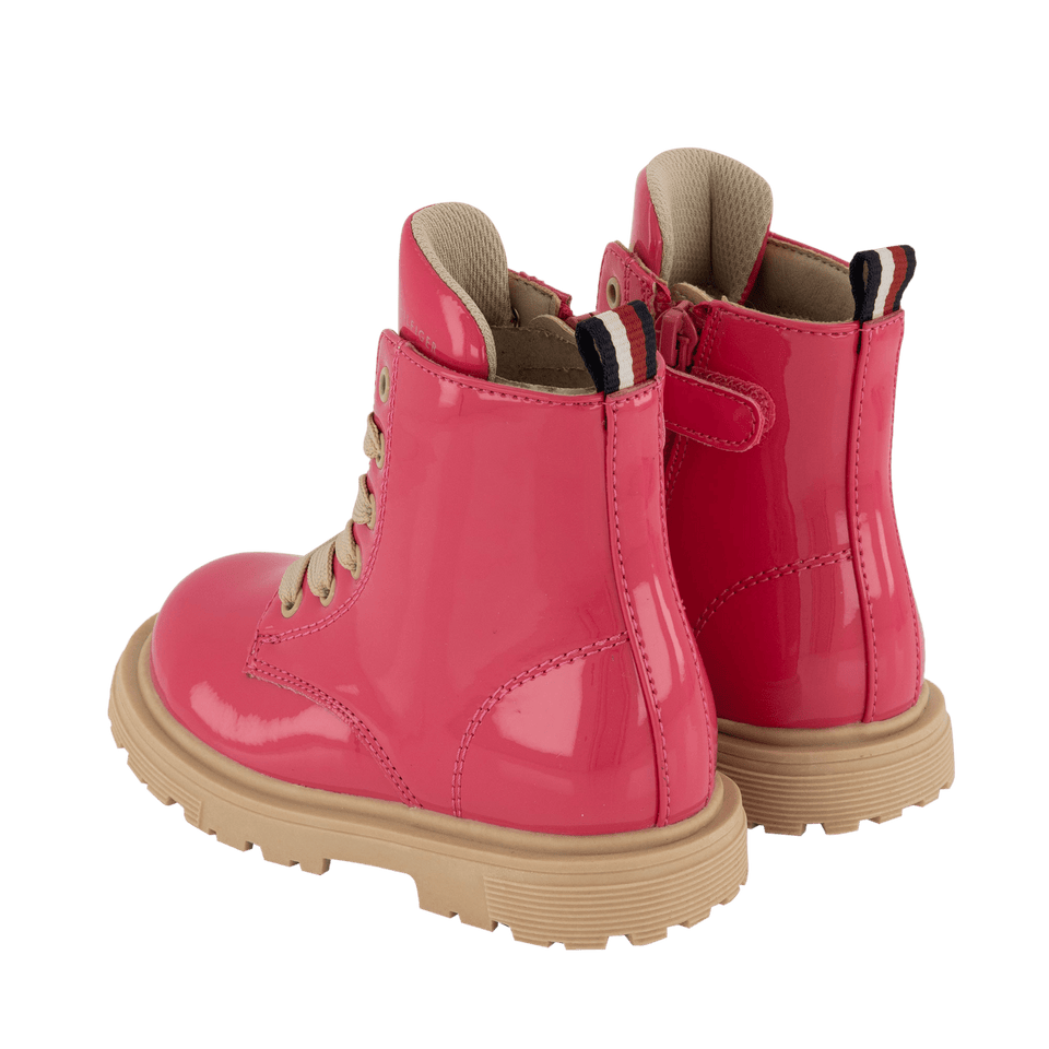 Tommy Hilfiger Kids Girls Boots Fuchsia