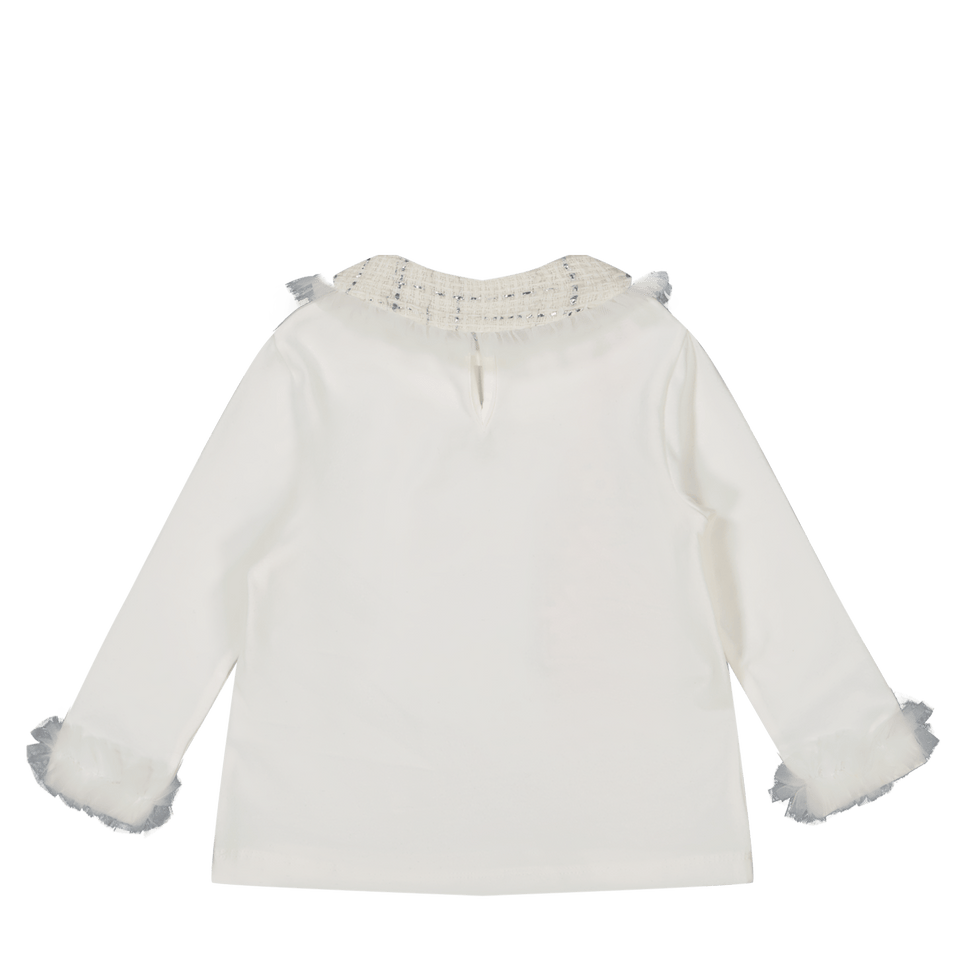 Lapin House Baby Girls T-Shirt Off White