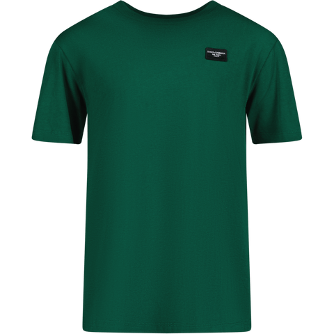 Dolce & Gabbana Kinder T-Shirt Donker Groen