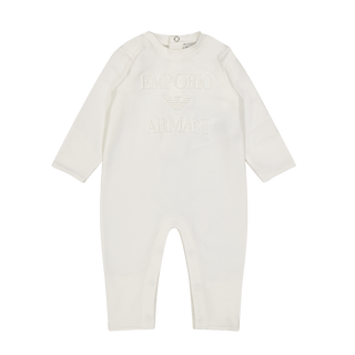 Armani Baby Unisex Bodysuit Off White