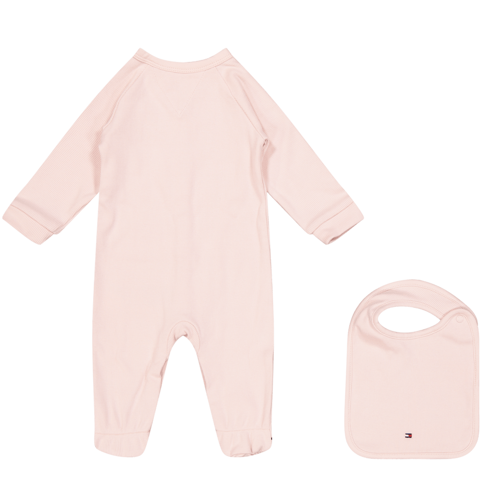 Tommy Hilfiger Baby Girls Playsuit Light Pink