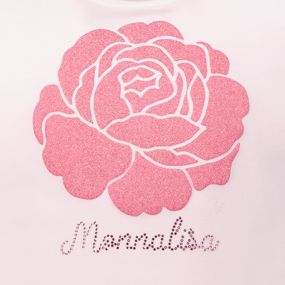 MonnaLisa Kids Girls T-Shirt Light Pink