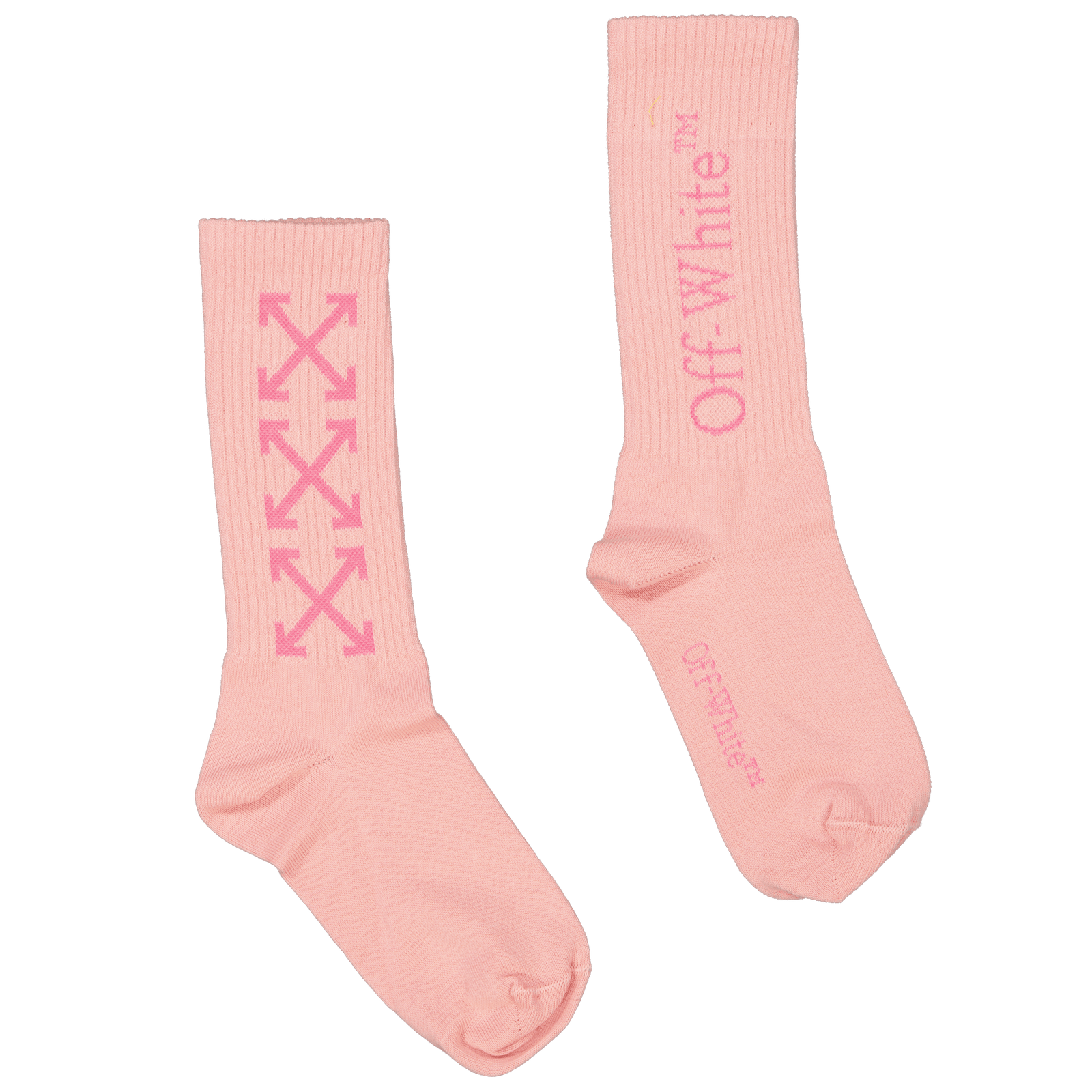 Off-White Kids Girls Socks Light Pink