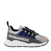 Dsquared2 tür unisex spor ayakkabılar gri