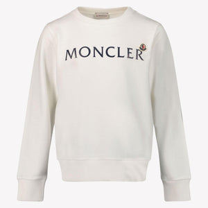 Moncler Kids Boys Sweater  White