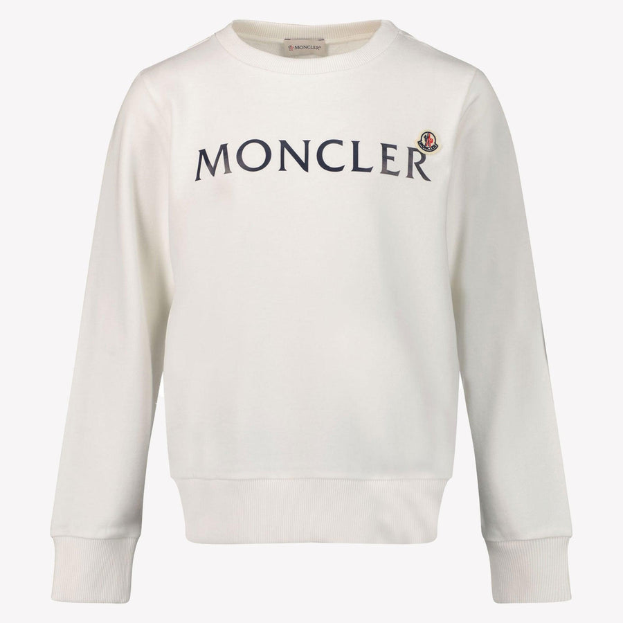 Moncler Kids Boys Sweater  White